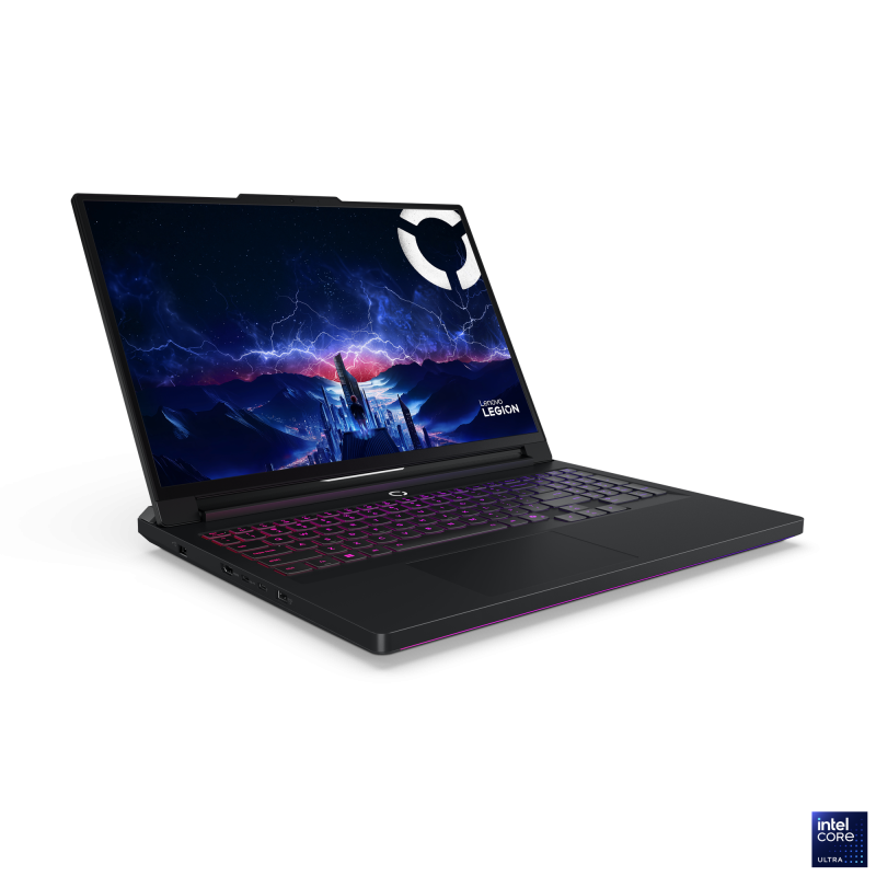 Laptop Gaming Lenovo Legion Pro 7 16IAX10H cu procesor Intel® Core™ Ultra 9 275HX pana la 5.4GHz, 16″ WQXGA, OLED, 240Hz, 64GB DDR5 RAM, 1TB SSD, NVIDIA® GeForce RTX™ 5070 Ti 12GB GDDR7, No OS, Eclipse Black, 3y on-site Premium Care