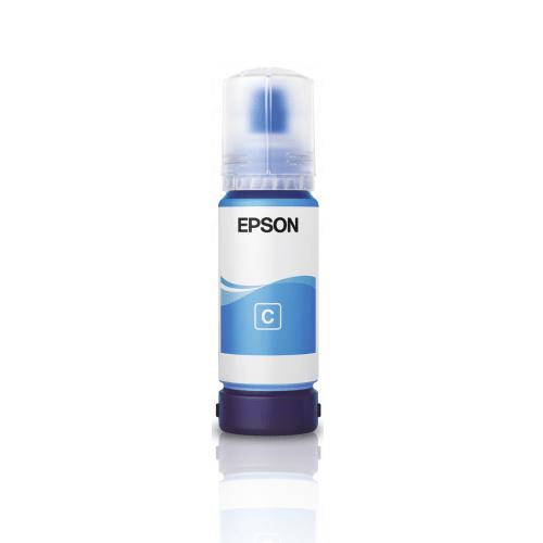 Flacon cerneala Epson 115 EcoTank Cyan (70 ml) pt Epson L8160, L8180