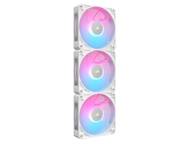 Ventilatoare CORSAIR iCUE LINK RX120 MAX RGB WHITE, triple pack