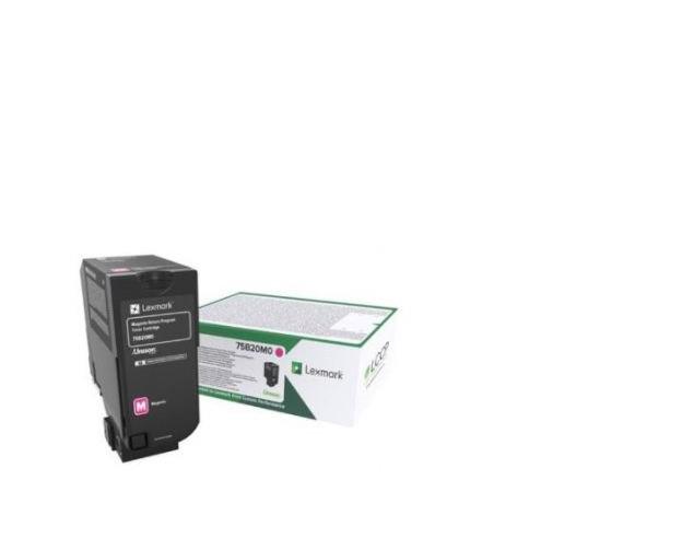 Toner imprimanta, Lexmark, 75B20M0, Magenta