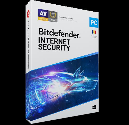 Bitdefender Internet Security, 1 an, 1 dispozitiv, licenta retail