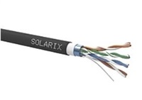 Cablu, Solarix, FTP, Cat5e, 305 m, Negru