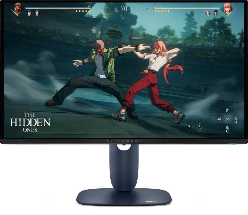 Monitor Gaming QD-OLED Alienware AW2725D 27″, QHD (2560×1440), 280Hz, 0.03ms, AMD FreeSync™ Premium Pro, NVIDIA G-SYNC™ Compatible, DisplayHDR True Black 400, Hub USB, HDMI , DisplayPort, Pivot, VESA, negru