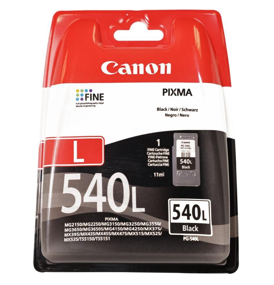 Cartus cerneala Canon PG-540 L, capacitate 11ml, pentru Canon Pixma MG2150 Negru