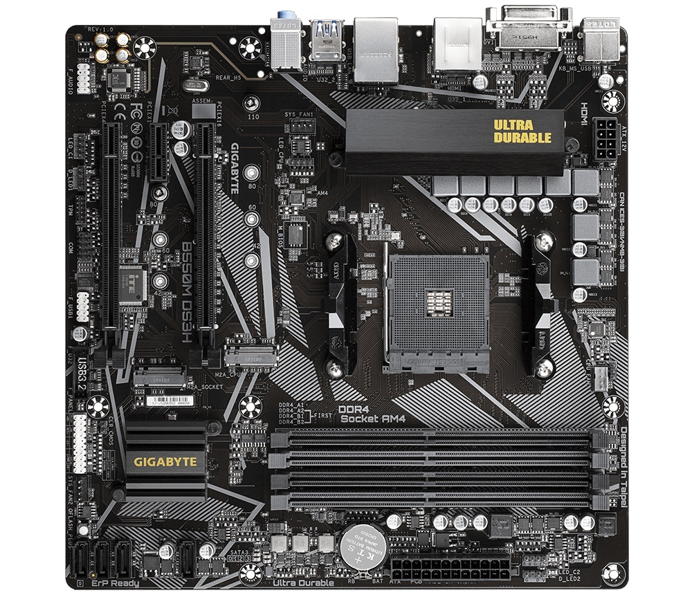 Placa de baza Gigabyte B550M DS3H, Socket AM4