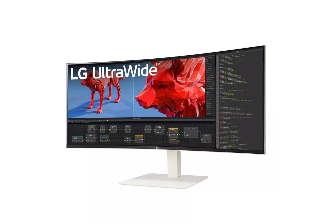 Monitor LG Ultrawide Curbat 37.5", IPS, 3840x1600, 1ms, 144hz, HDR 600, FreeSync Premium Pro, KVM, USB-C 90W, Pivot, HAS, Boxe 2x7W 2 Monitor LG Ultrawide Curbat 37.5", IPS, 3840x1600, 1ms, 144hz, HDR 600, FreeSync Premium Pro, KVM, USB-C 90W, Pivot, HAS, Boxe 2x7W - imagine 2