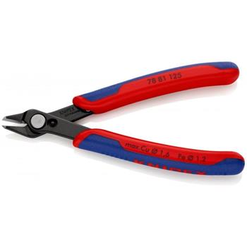 Cleste, KNIPEX, 125x50x16mm, Albastru/Rosu