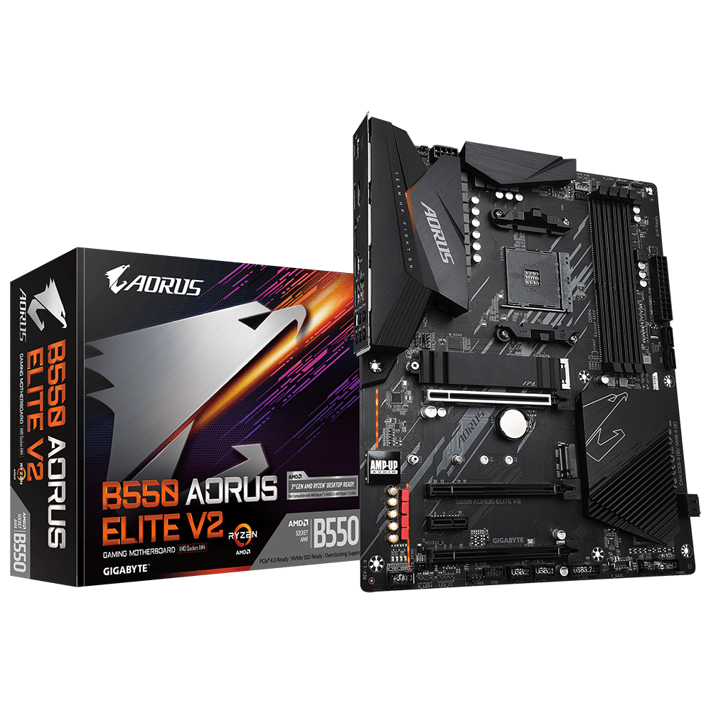 Placa de baza Gigabyte B550 AORUS Elite V2, Socket AM4 5 Placa de baza Gigabyte B550 AORUS Elite V2, Socket AM4 - imagine 5