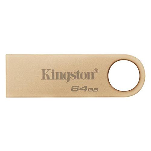 Memorie USB Kingston DataTraveler SE9 G3, 64GB, USB 3.2 Gen1, Metalic, Auriu