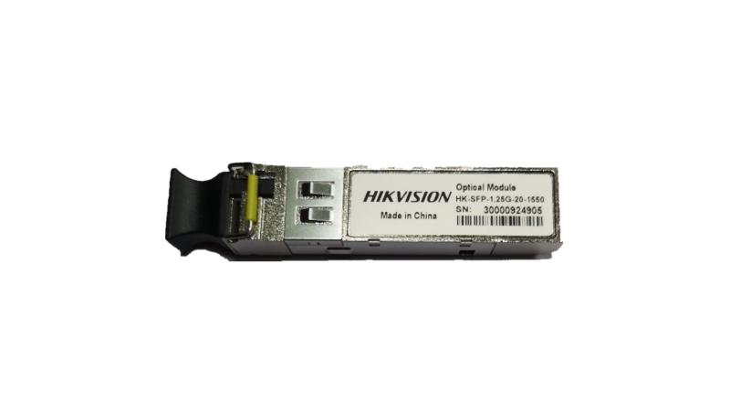 Modul fibra optica Hikvision HK-SFP-1.25G-20-1550; TX1550nm/ 1.25G, RX1310nm/1.25G, LC, single mode