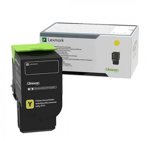 LEXMARK 78C2XY0 TONER CARTRIDGE YELLOW 2 LEXMARK 78C2XY0 TONER CARTRIDGE YELLOW - imagine 2