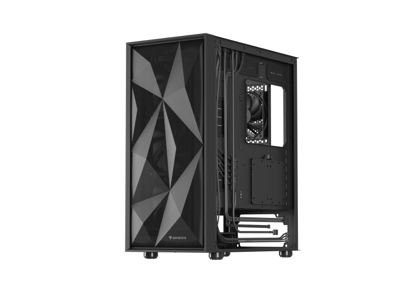 Carcasa GENESIS DIAXID 605F MID TOWER BLACK