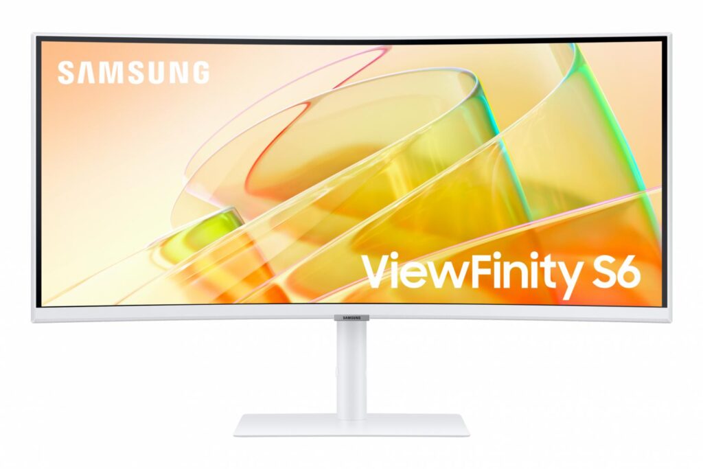 Monitor Curbat Samsung LS34C650TAUXEN, 34″, QHD, 100 Hz, 5 ms, VA, (Alb),HDMI, DisplayPort