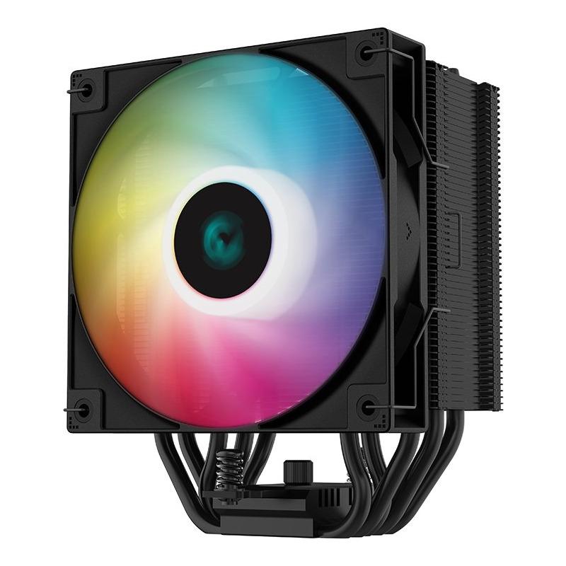 Cooler DeepCool AG500 BK ARGB, 120mm, cu aer, skt. Intel/ AMD, iluminare RGB