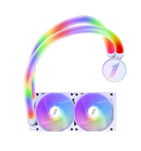 Cooler Procesor 1stPlayer MOTHRA MT 240 Infinite Space, aRGB, compatibil AMD/Intel, alb 1 Cooler Procesor 1stPlayer MOTHRA MT 240 Infinite Space, aRGB, compatibil AMD/Intel, alb