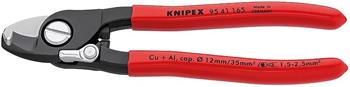 Foarfeca pentru taiat cablu cu functie dezizolare, KNIPEX, 165 mm