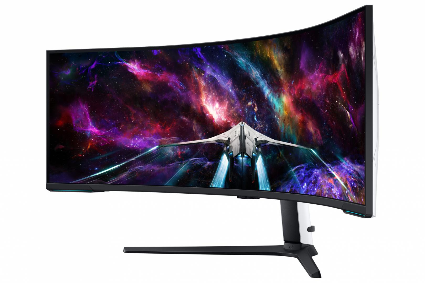 Monitor Gaming Curbat LED VA Samsung Odyssey Neo G9 57", 32:9, Dual UHD (7680x2160), 240Hz, 1 ms (GtG), AMD FreeSync™ Premium Pro, VESA DisplayHDR 1000, HDR10+ Gaming, Picture-by-Picture, 1000R, Core Lighting+, Hub USB, HDMI, Display Port, Pivot, alb 5 Monitor Gaming Curbat LED VA Samsung Odyssey Neo G9 57", 32:9, Dual UHD (7680x2160), 240Hz, 1 ms (GtG), AMD FreeSync™ Premium Pro, VESA DisplayHDR 1000, HDR10+ Gaming, Picture-by-Picture, 1000R, Core Lighting+, Hub USB, HDMI, Display Port, Pivot, alb - imagine 5