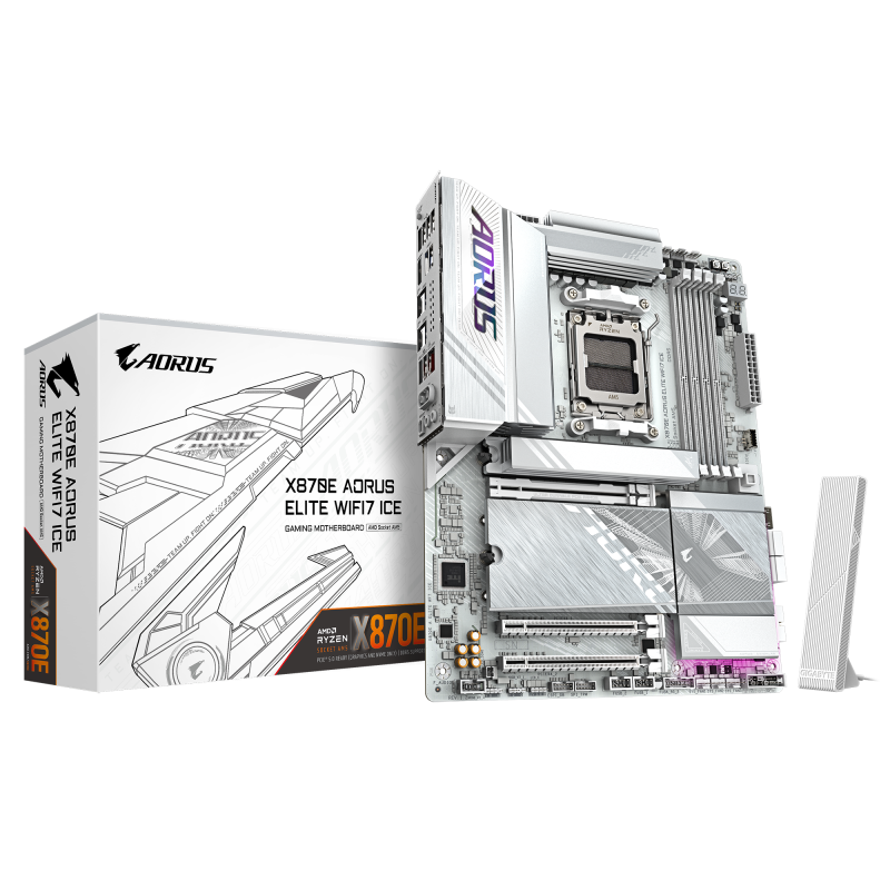 Placa de baza Gigabyte X870 SAM5 ATX, DDR5, 4 sloturi memorie, 6xUSB 3.2, 2.5 Gigabit LAN