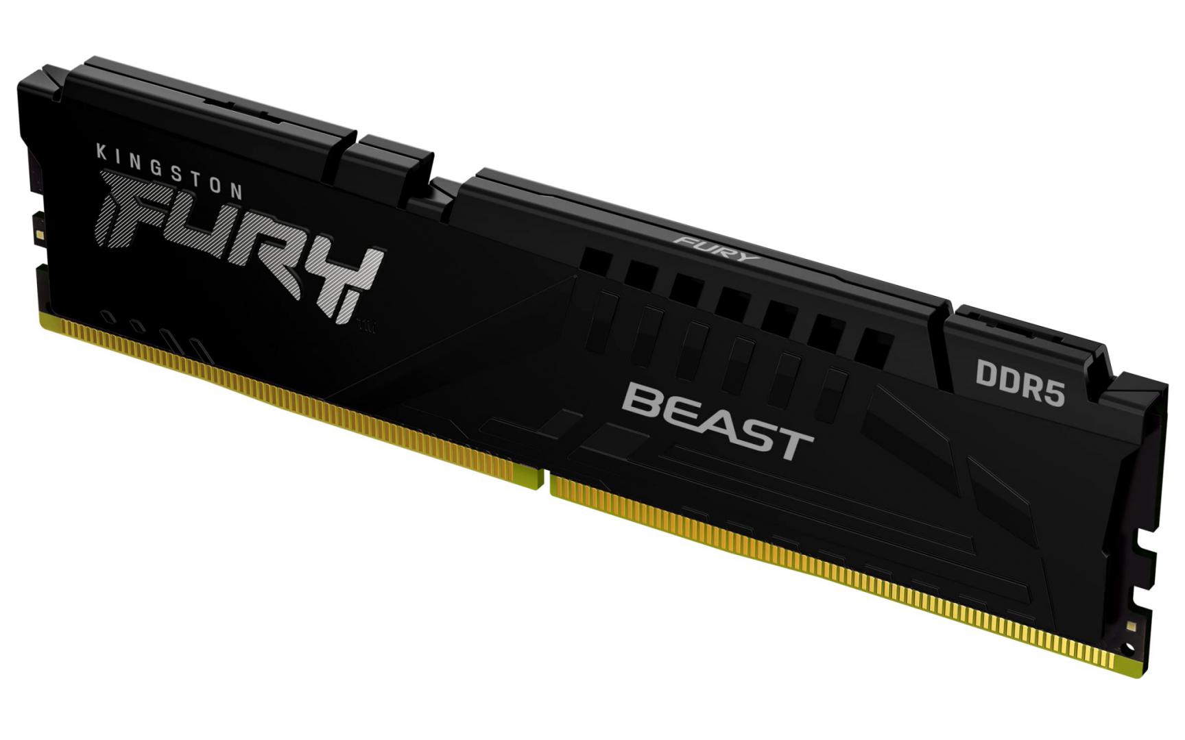 Memorie Kingston FURY Beast Black XMP, 8GB DDR5, 5200MT/s, CL40 3 Memorie Kingston FURY Beast Black XMP, 8GB DDR5, 5200MT/s, CL40 - imagine 3