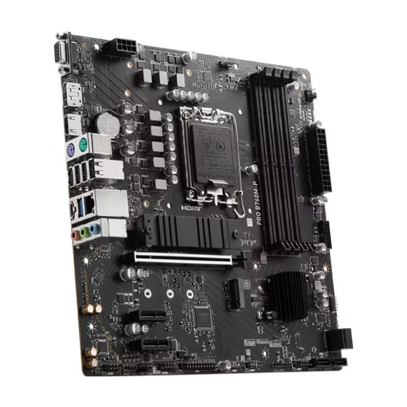 Placa de baza MSI PRO B760M-P DDR5, Socket 1700 2 Placa de baza MSI PRO B760M-P DDR5, Socket 1700 - imagine 2