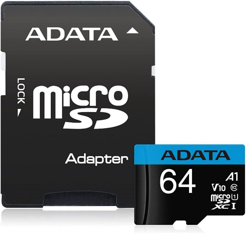 Card memorie Adata microSD Premier 64GB UHS1, cu adaptor