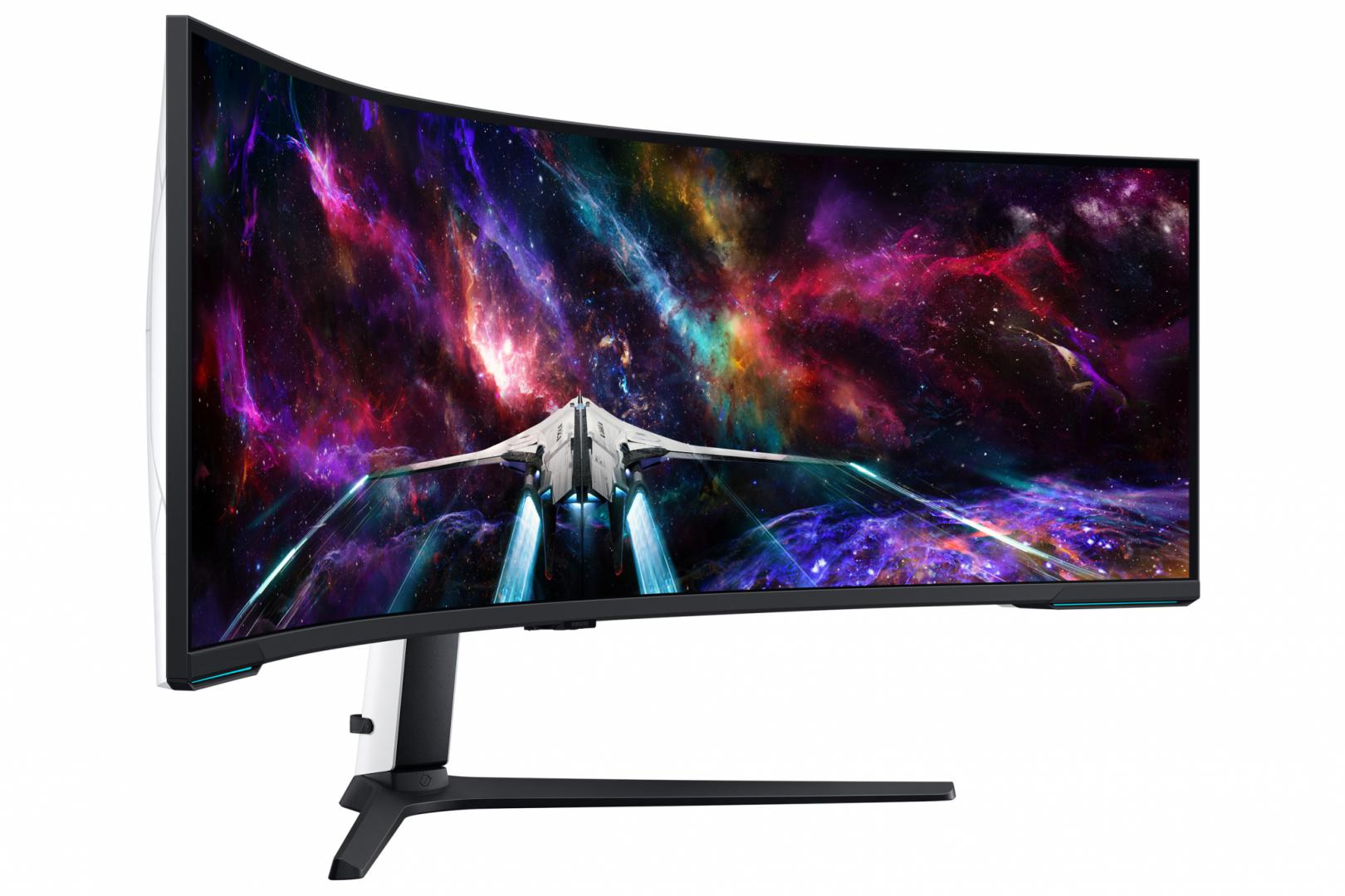Monitor Gaming Curbat LED VA Samsung Odyssey Neo G9 57", 32:9, Dual UHD (7680x2160), 240Hz, 1 ms (GtG), AMD FreeSync™ Premium Pro, VESA DisplayHDR 1000, HDR10+ Gaming, Picture-by-Picture, 1000R, Core Lighting+, Hub USB, HDMI, Display Port, Pivot, alb 3 Monitor Gaming Curbat LED VA Samsung Odyssey Neo G9 57", 32:9, Dual UHD (7680x2160), 240Hz, 1 ms (GtG), AMD FreeSync™ Premium Pro, VESA DisplayHDR 1000, HDR10+ Gaming, Picture-by-Picture, 1000R, Core Lighting+, Hub USB, HDMI, Display Port, Pivot, alb - imagine 3