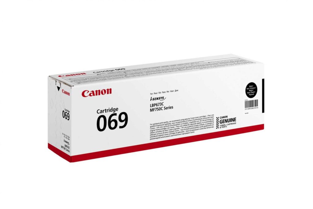 Toner Canon CRG069BK, Negru, capacitate 2100 pagini, pentru i-SENSYS LBP673Cdw, MF754Cdw, MF752Cdw
