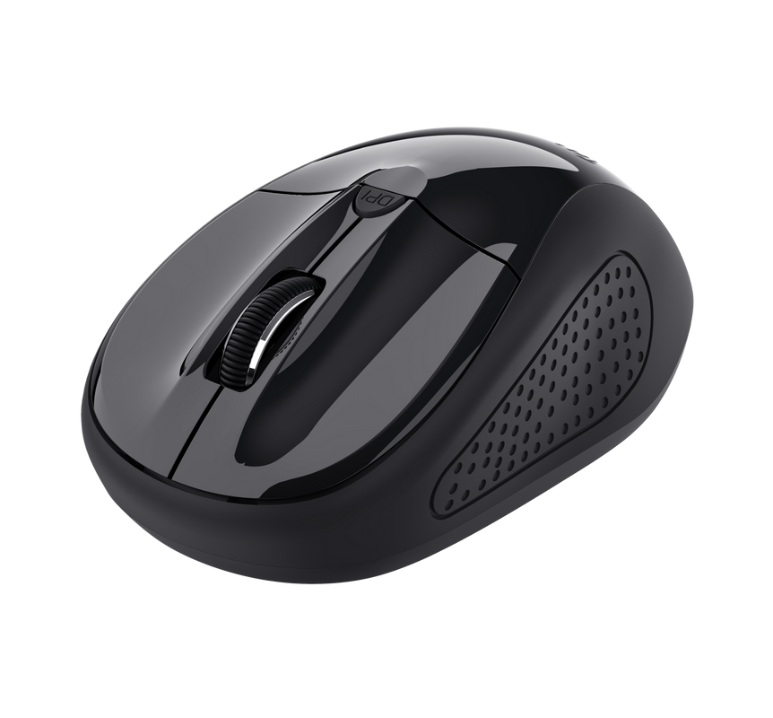 Mouse wireless Trust Basic, 800-1600 DPI, 4 butoane, Negru