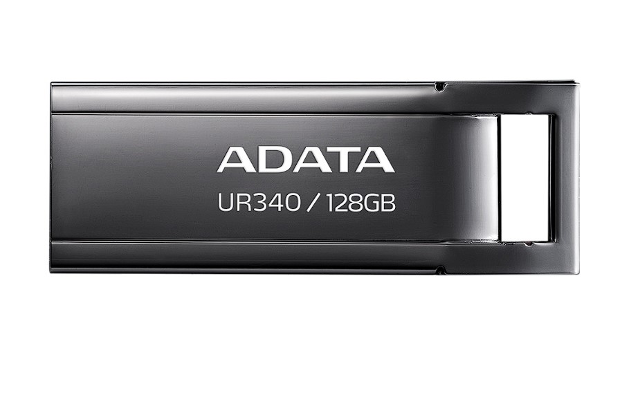 Memorie USB ADATA UR340, 128GB, USB 3.2, Metalic
