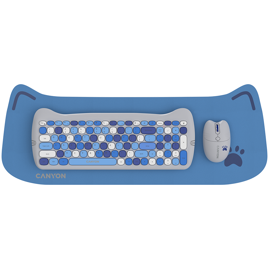 Kit fara fir Canyon HSET-W6 Kitty Edition, albastru