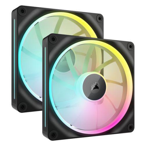 Ventilatoare CORSAIR iCUE LINK LX140 RGB BLACK, dual pack 2 Ventilatoare CORSAIR iCUE LINK LX140 RGB BLACK, dual pack - imagine 2