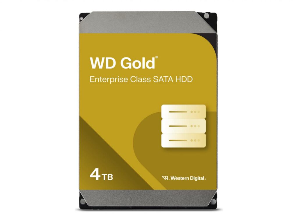 HDD Server Western Digital Gold 4TB, SATA, 256MB, 3.5″