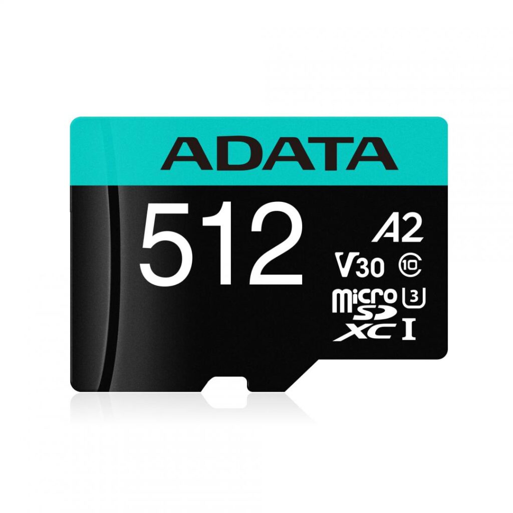 Card de memorie ADATA PremierPRO, MicroSDXC, 512GB, UHS-I U3 + Adaptor