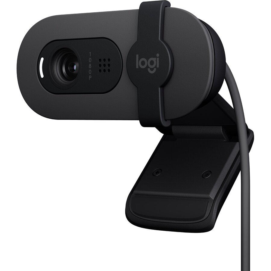 Camera Web Logitech Brio 100, Full HD, Graphite