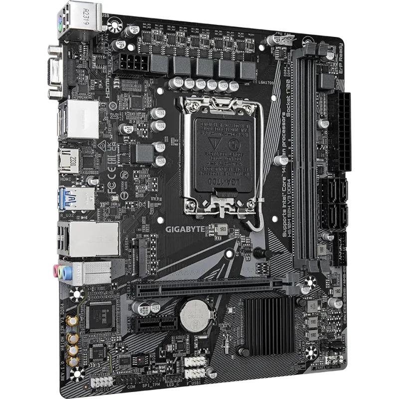 Placa de baza GIGABYTE H610M H DDR5, LGA1700, mATX, Negru 2 Placa de baza GIGABYTE H610M H DDR5, LGA1700, mATX, Negru - imagine 2