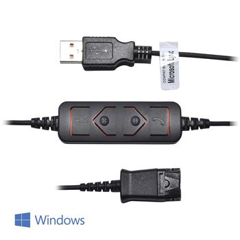 JPL BL-05MS+P cable for headset with QD connector to USB