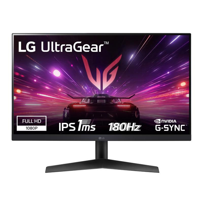 Monitor LED LG Monitor UltraGear 24GS60F-B 24″ Full HD (1920 x 1080), HDMI, DisplayPort, 180 Hz, 1 ms Negru „24GS60F-B.AEU” (timbru verde 7 lei)