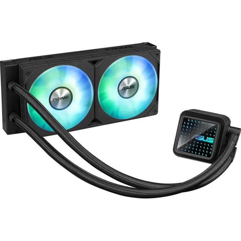 Cooler CPU ASUS PRIME LC 240 ARGB, Racire cu apa, RGB, Negru