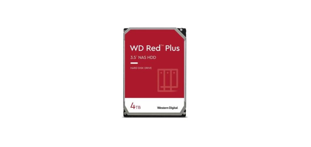 HDD WD Red Plus 4TB, NAS, 5400rpm, 256MB cache, SATA-III, 3.5″