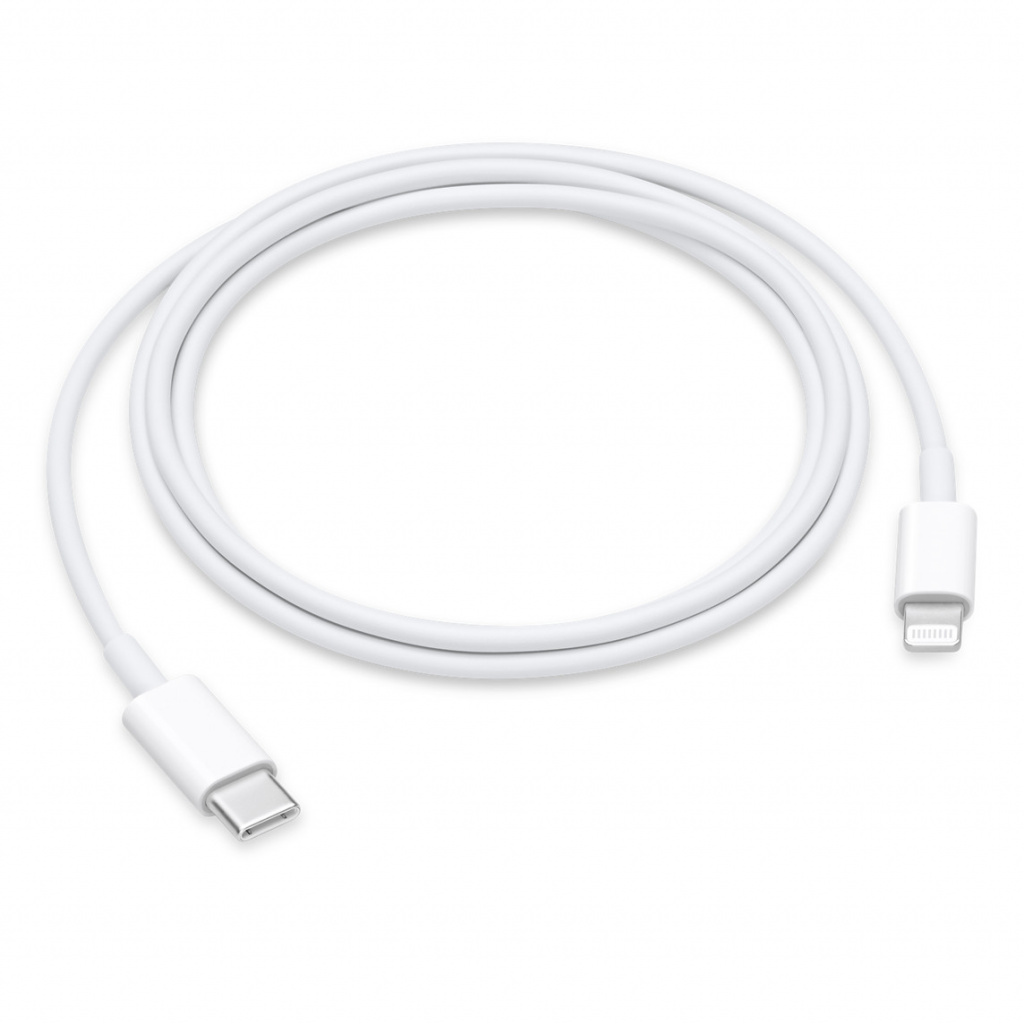 Cablu date/incarcare Apple, USB-C to Lightning, 1m, White 2 Cablu date/incarcare Apple, USB-C to Lightning, 1m, White - imagine 2