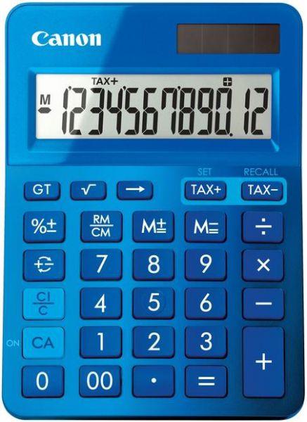 Calculator de birou Canon LS-123K, 12 digits, Albastru
