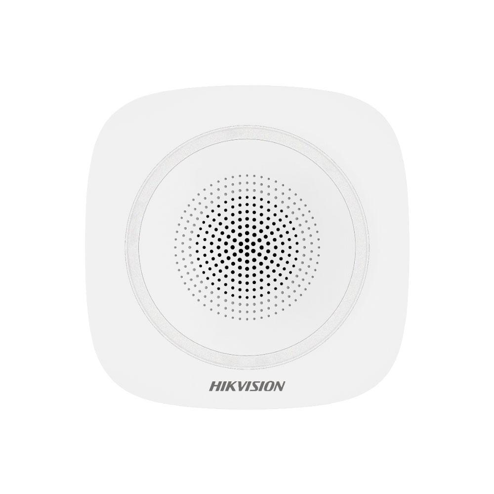 Sirena interior wireless AX PRO Hikvision DS-PS1-I-WE(Red Indicator); 868MHz two-way
