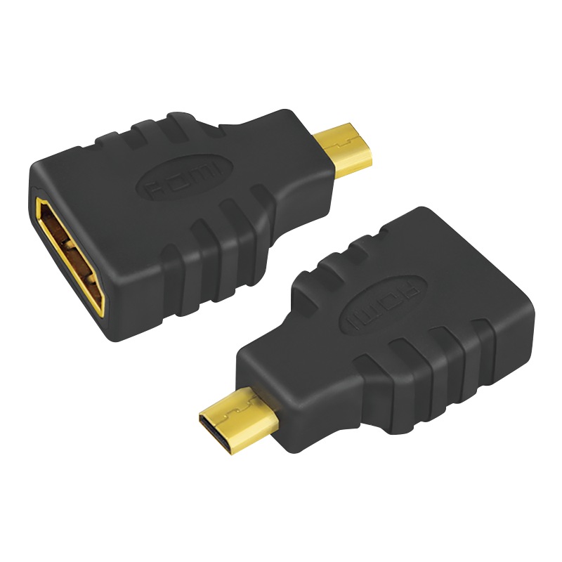 Adaptor, LogiLink, HDMI tip A mama la Micro HDMI Tip D tata, negru