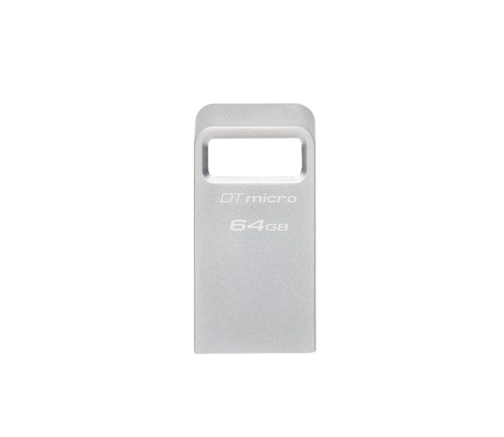 Memorie USB Kingston 64GB DataTraveler Micro 200MB/s Metal USB 3.2 Gen 1