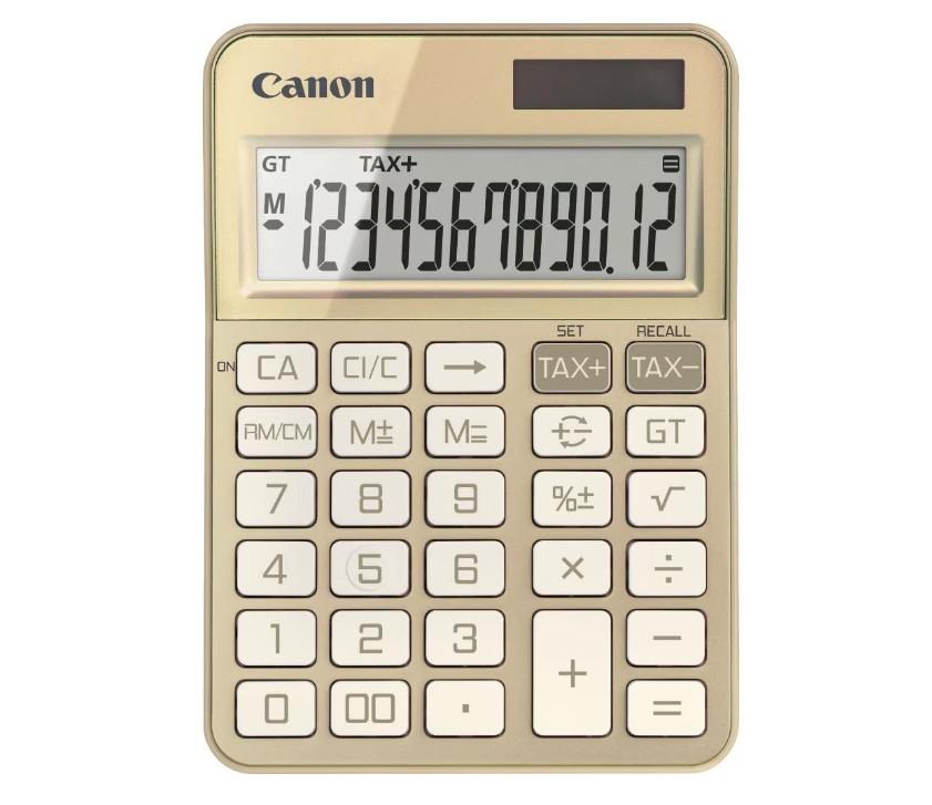 Calculator 3D Canon KS-125KB-GD, aur, dimensiuni compacte