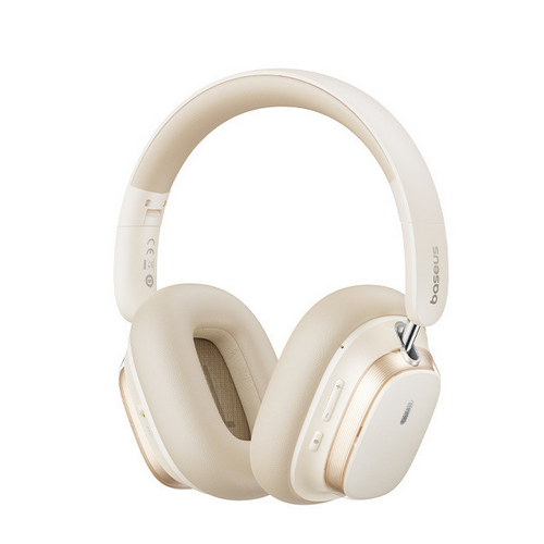 CASTI Baseus Bowie H1s, multimedia, wireless, bluetooth 5.4, microfon pe casca, noise cancelation, Hi-Res Sound, 120h viata baterie, alb „A00075301223-00” (timbru verde 0.18 lei) – 6932172667139