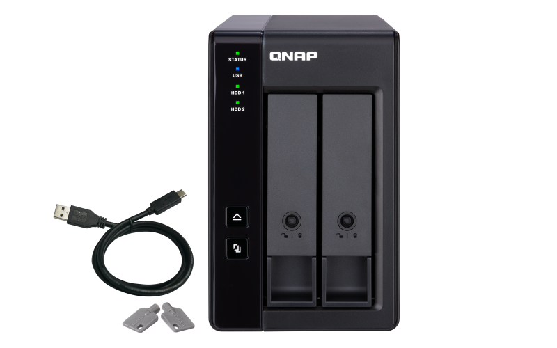 Direct Attached Storage QNAP TR-002, 2-Bay, USB Type-C