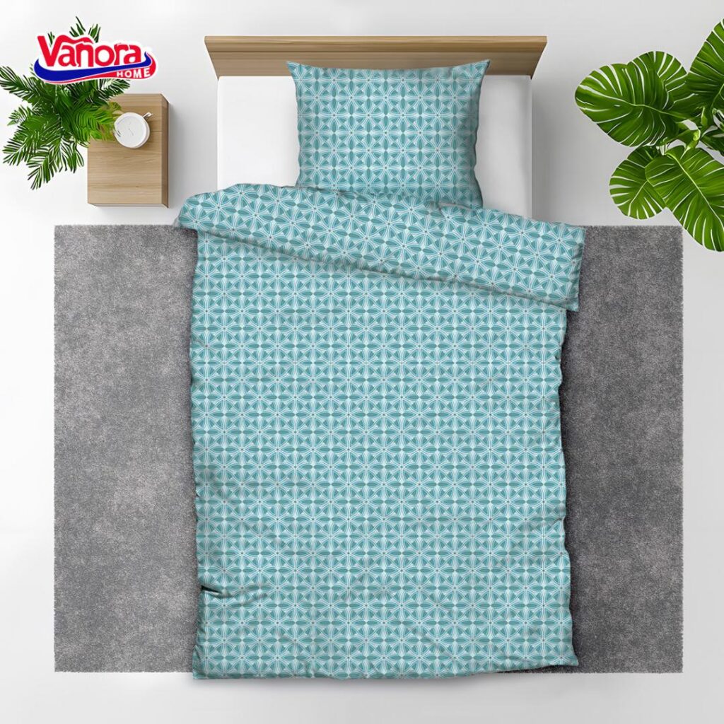 Set de pat single bumbac, 92 gsm, River