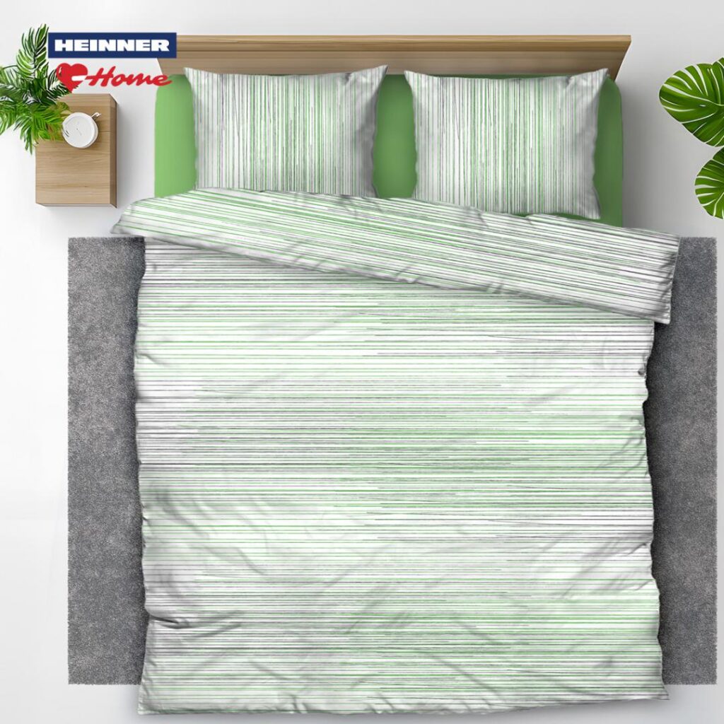 Set de pat,cearceaf cu elastic180x200,Mi