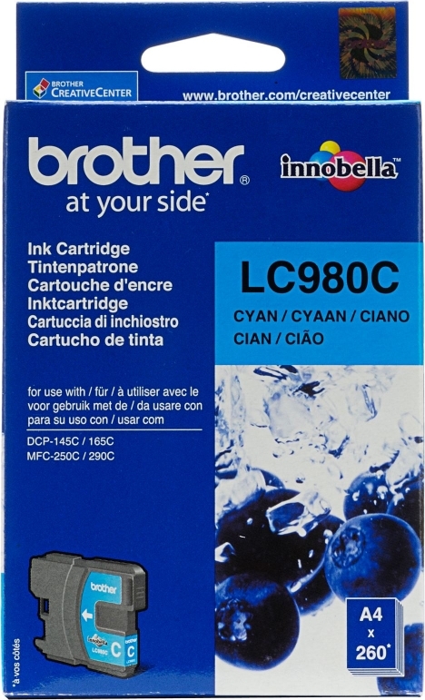 Cartus Brother LC980C Cyan